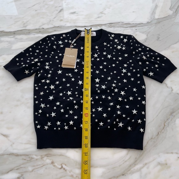 MICHAEL KORS COLLECTION STAR KNIT TOP SIZE SMALL NWTS! - Picture 12 of 13